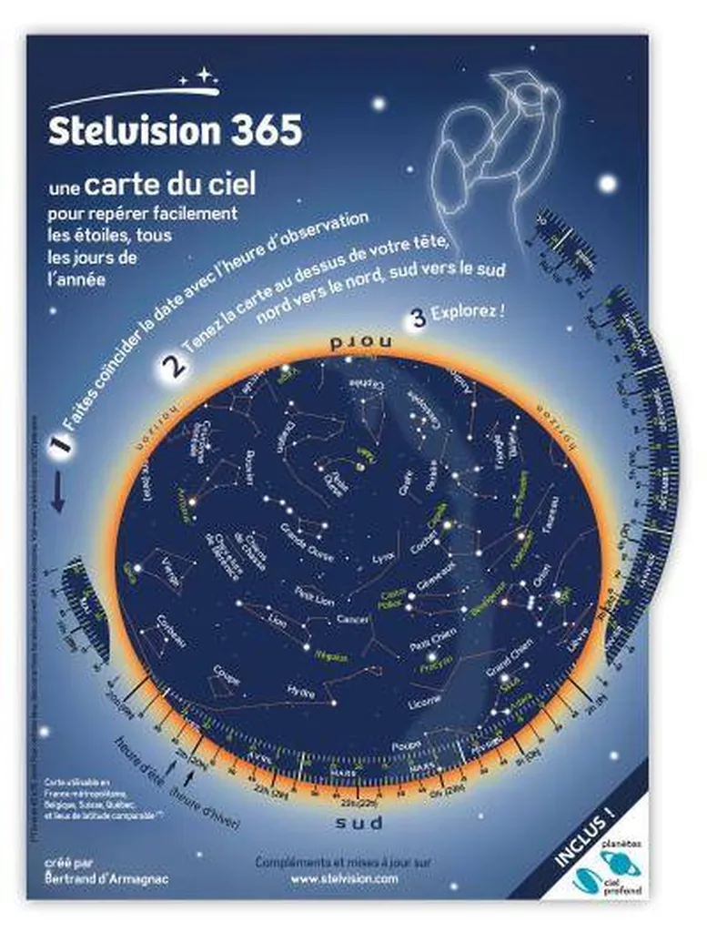 Carte du ciel Stelvision 365.
