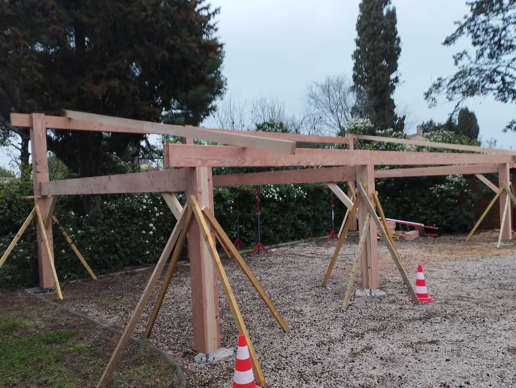 Montage abri Douglas 