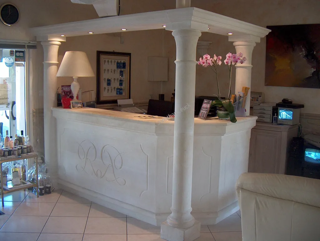 Comptoir en pierre d'Estaillades