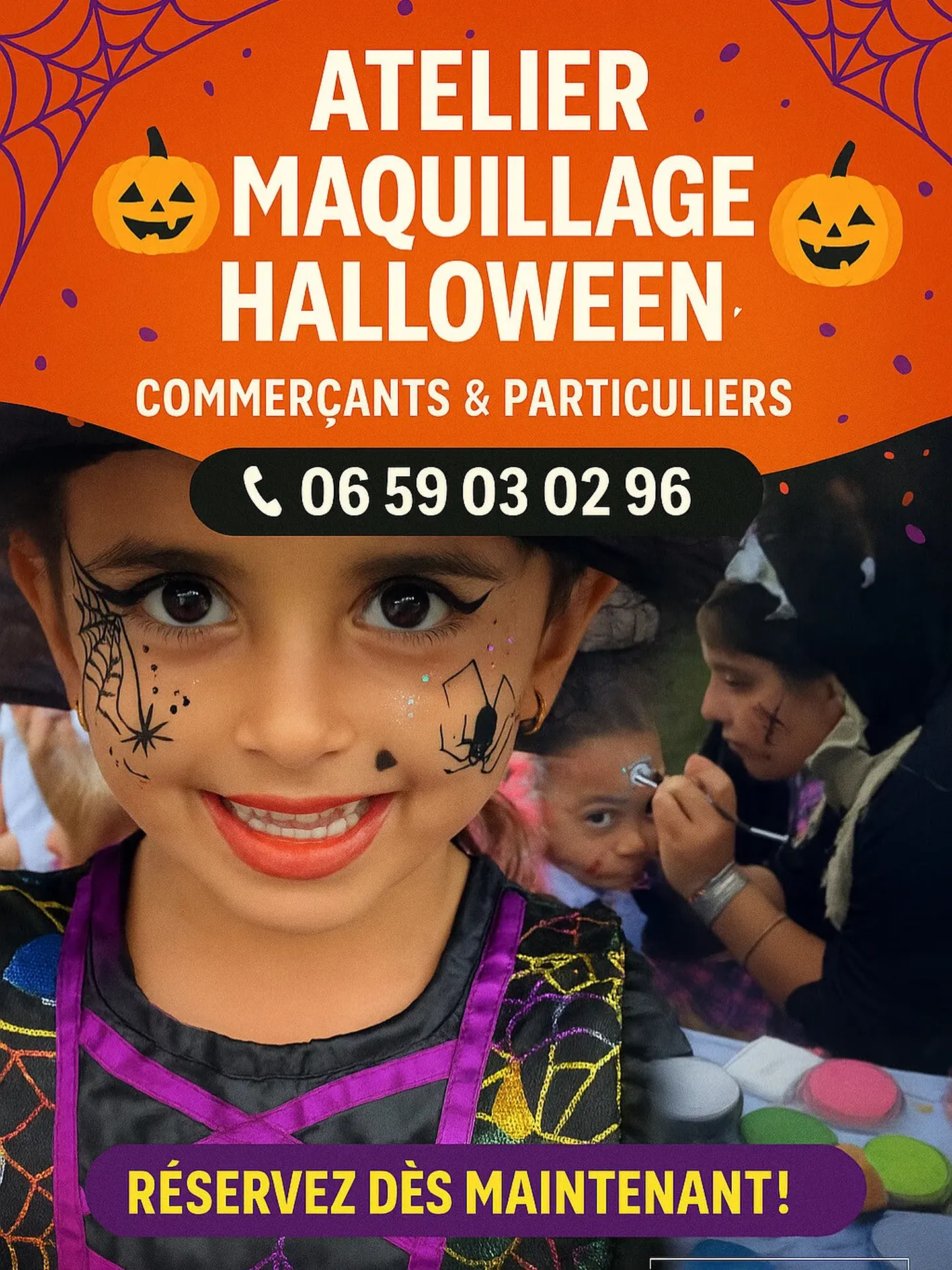 Atelier Maquillage halloween
