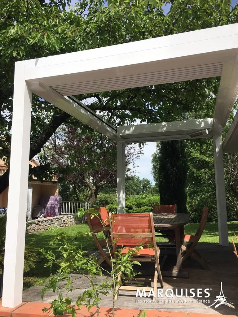 Pose d'une pergola open R2 sur Ensues 