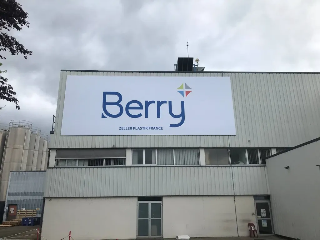 Création et pose d'une grande toile tendue sur cadre avec impression numérique sur bâche à Oyonnax dans l'Ain