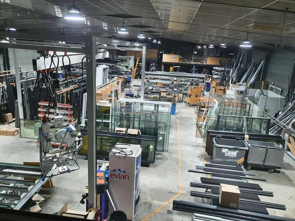 Notre atelier de fabrication de pergolas bioclimatique et véranda en aluminium Technal sur Gardanne près d'Aix en Provence