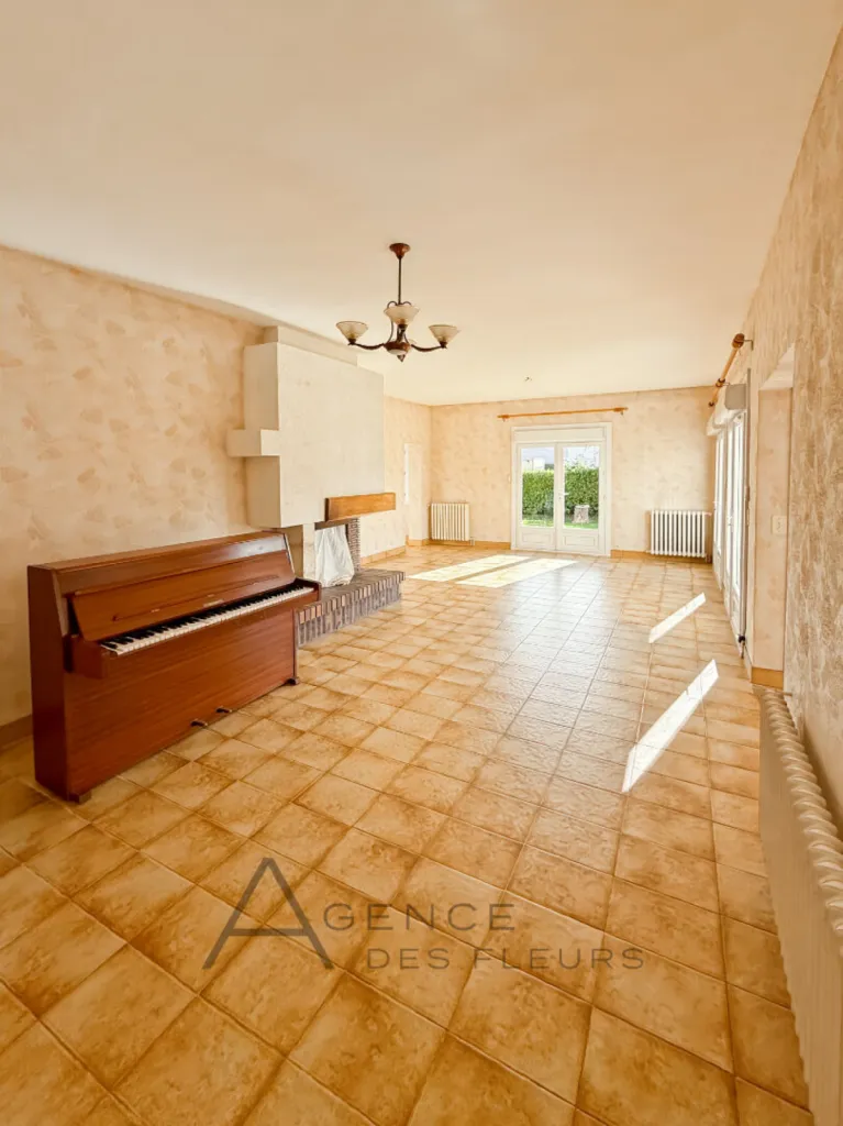 À vendre maison plein-pied de 100 m² sur un terrain de 1632 m² située à La Londe
