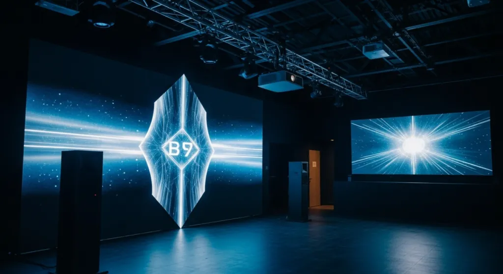 Installation mur LED et vidéoprojection sur mesure pour séminaire et lancement de produit à Toulouse avec gestion technique incluse