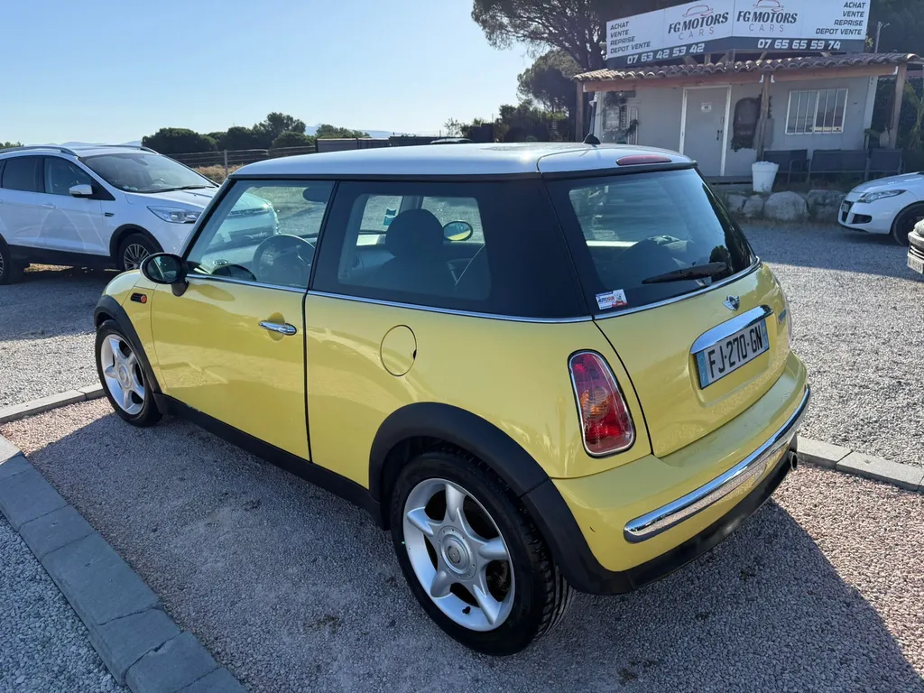 MINI COOPER 1.6 115CV JAUNE 3 PORTE 
