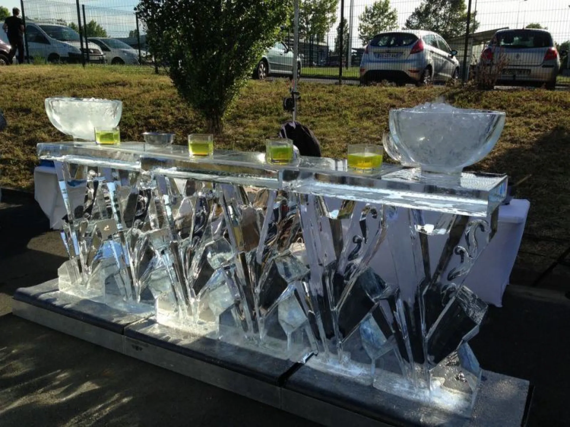 Bar en glace et vasque merignac 