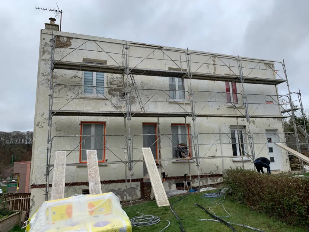 Société RGE pour l'isolation thermique des murs en pierre d'une maison ancienne proche Le Havre 76