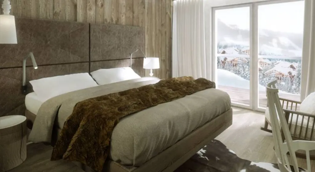 Bien à la vente l'Ecrin Blanc**** idéal pour les familles à Courchevel dans le domaine skiable des 3 Vallées