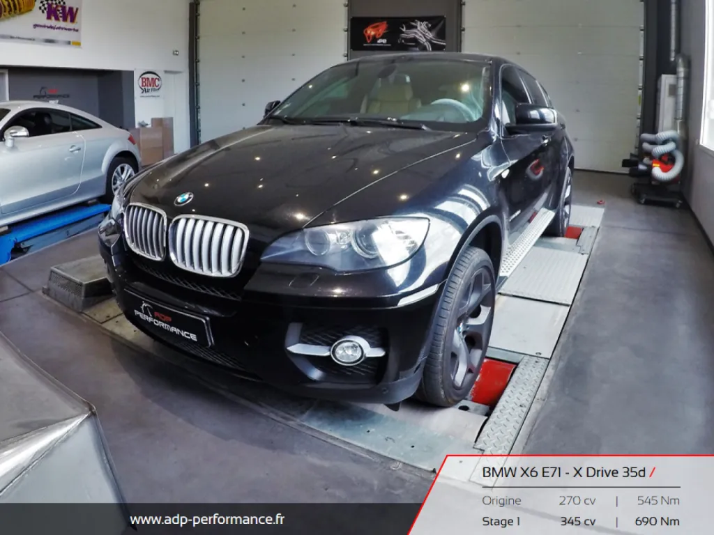 Reprogrammation moteur Hyères - BMW X6 35d ADP Performance