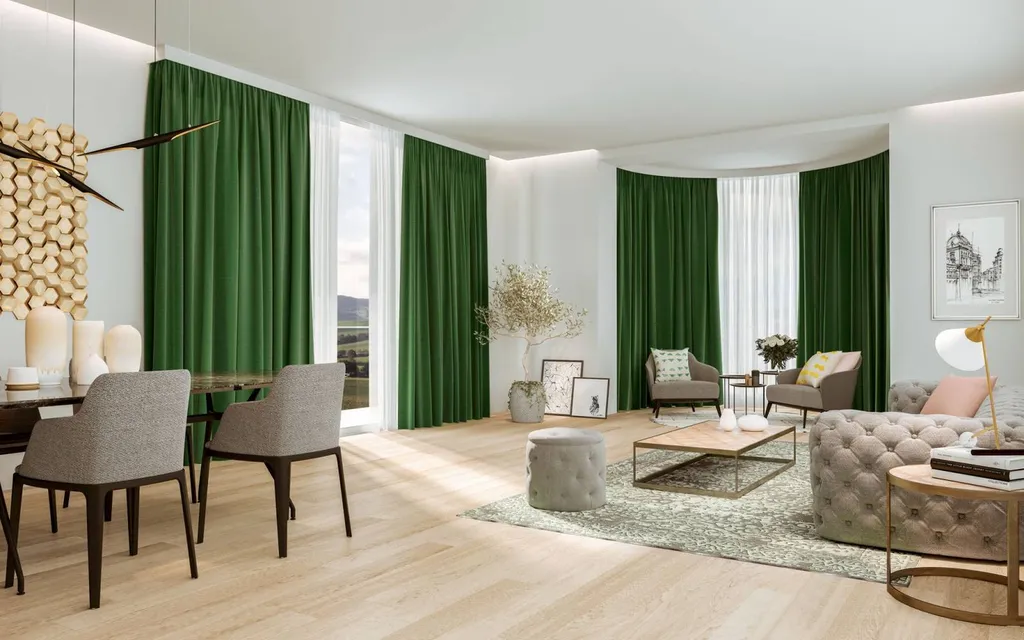 Rideaux sur mesure sur tringle motorisée