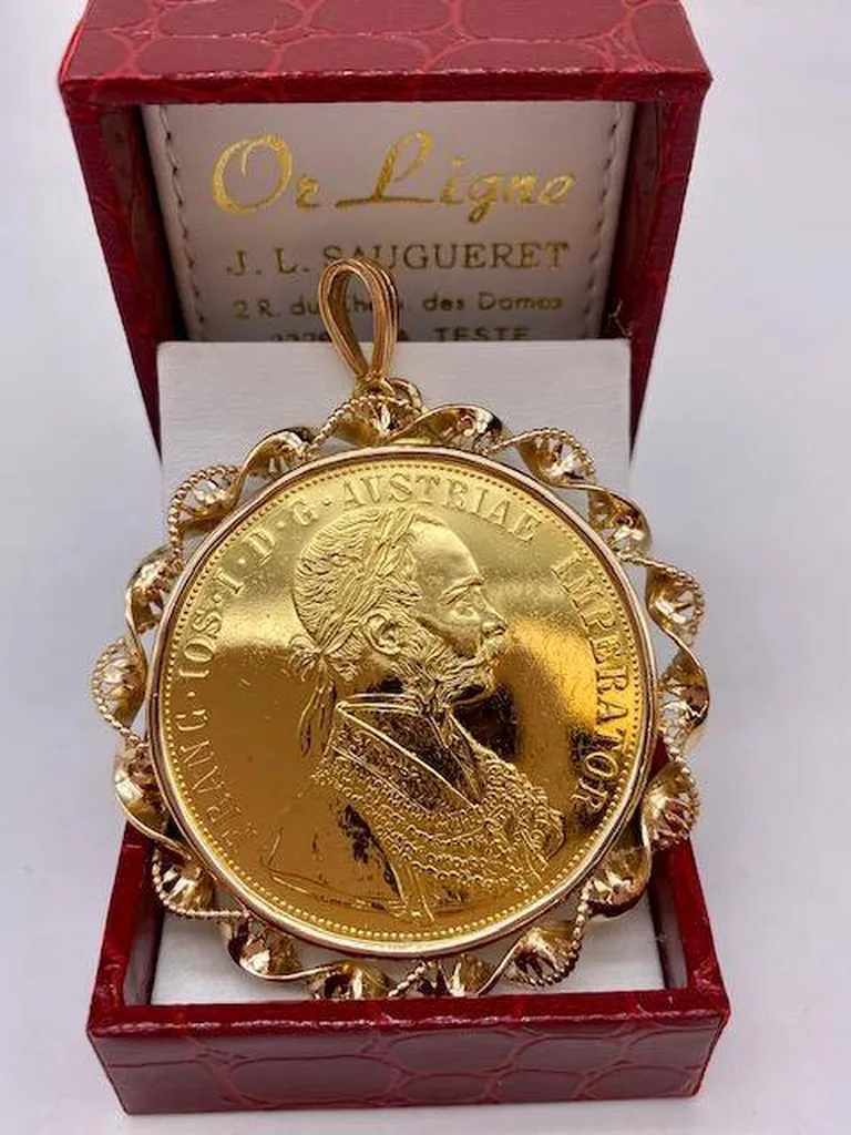 Acheter pièce autrichienne montée en pendentif en dépôt vente chez Or Ligne à La Teste près de Bordeaux