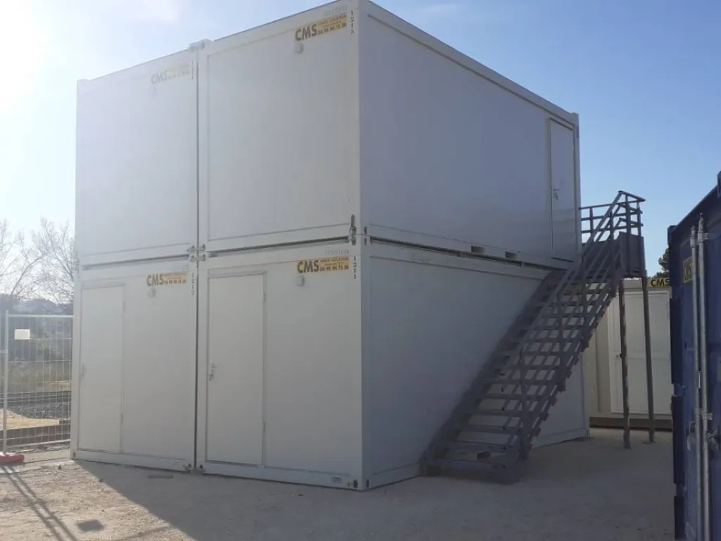 Location de modules pour réalisation de base vie pour la SNCF à Aubagne