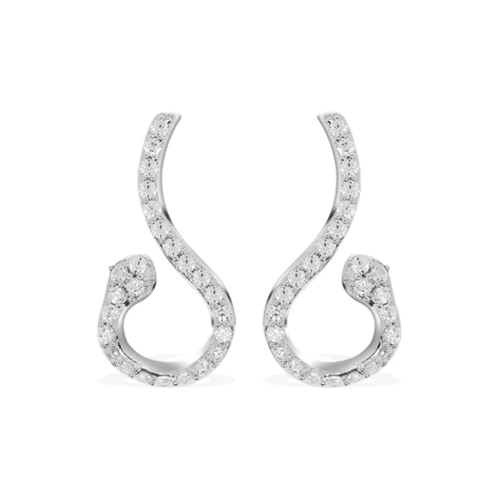 BO argent 925, serti de zircon