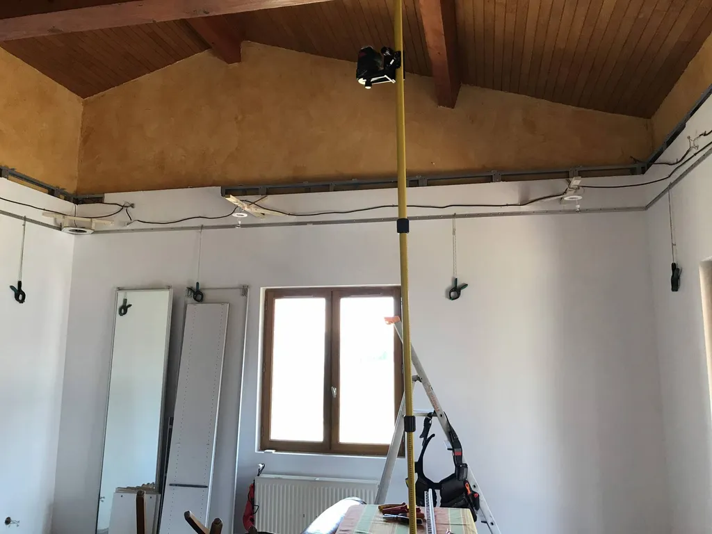 Abaissement plafond par pose plafond tendu blanc mat BARRISOL, Portet Sur Garonne