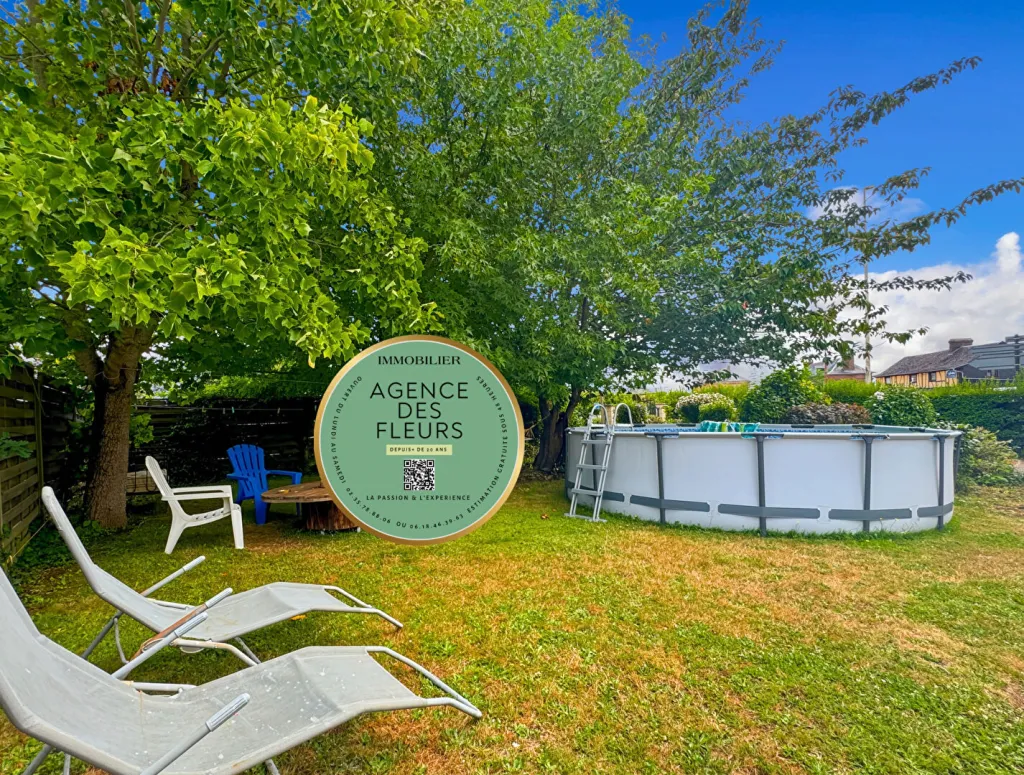 A vendre maison de 155 m² édifiée sur 438 m² de terrain sur la commune de SAINT OUEN DU TILLEUL 27670