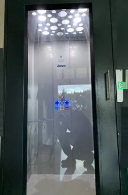 exemple de finition pour un ascenseur de maison intérieur sur Fréjus