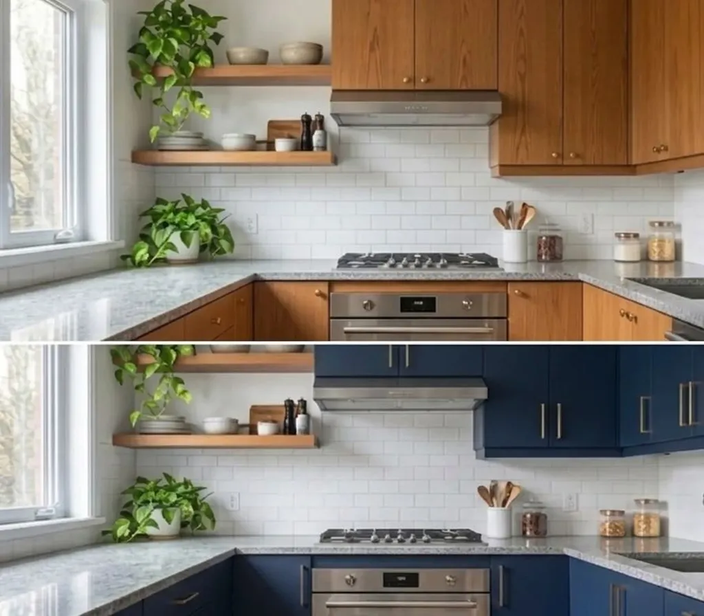 Relooking de cuisine par adhésif 