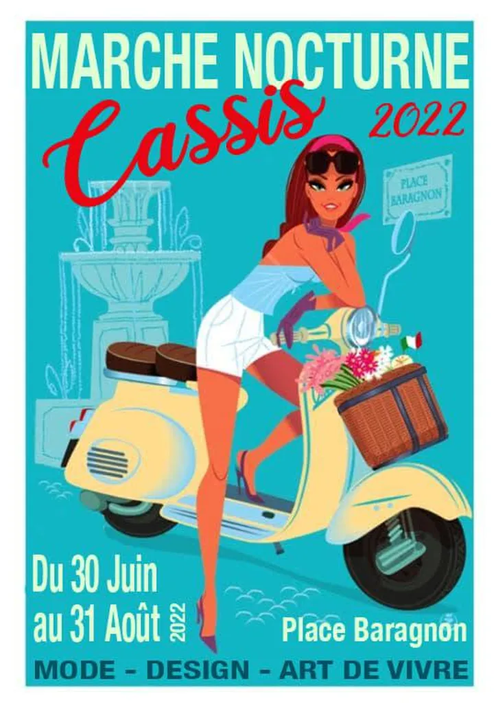 Marché nocturne Cassis