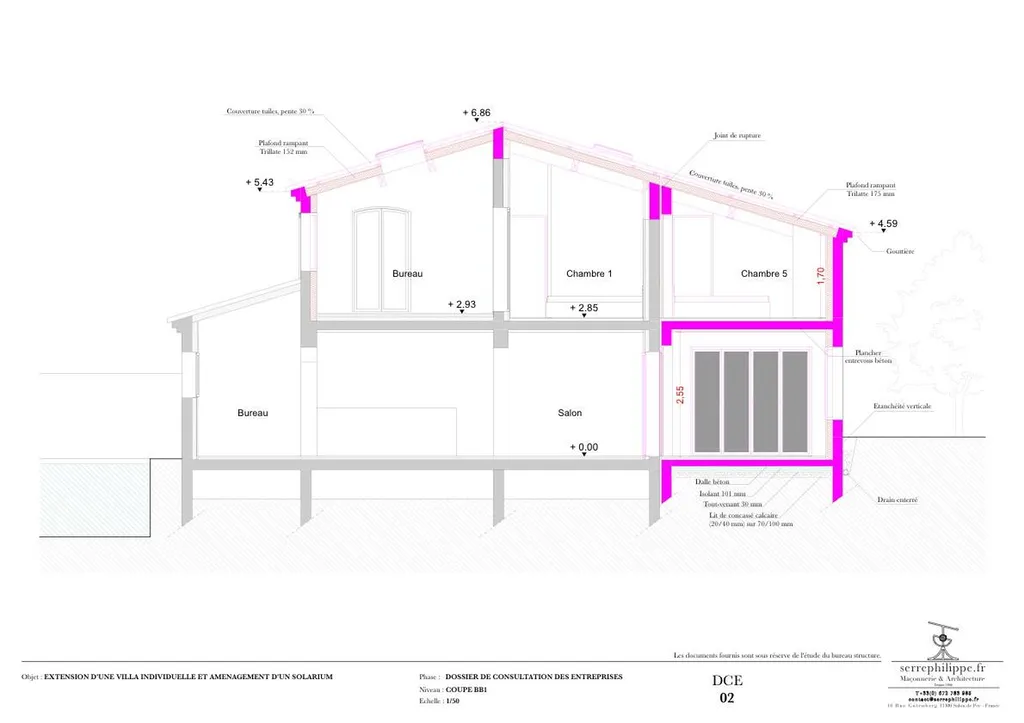 Permis de construire pour l'extension d'une maison individuelle à La-Fare-les-Oliviers