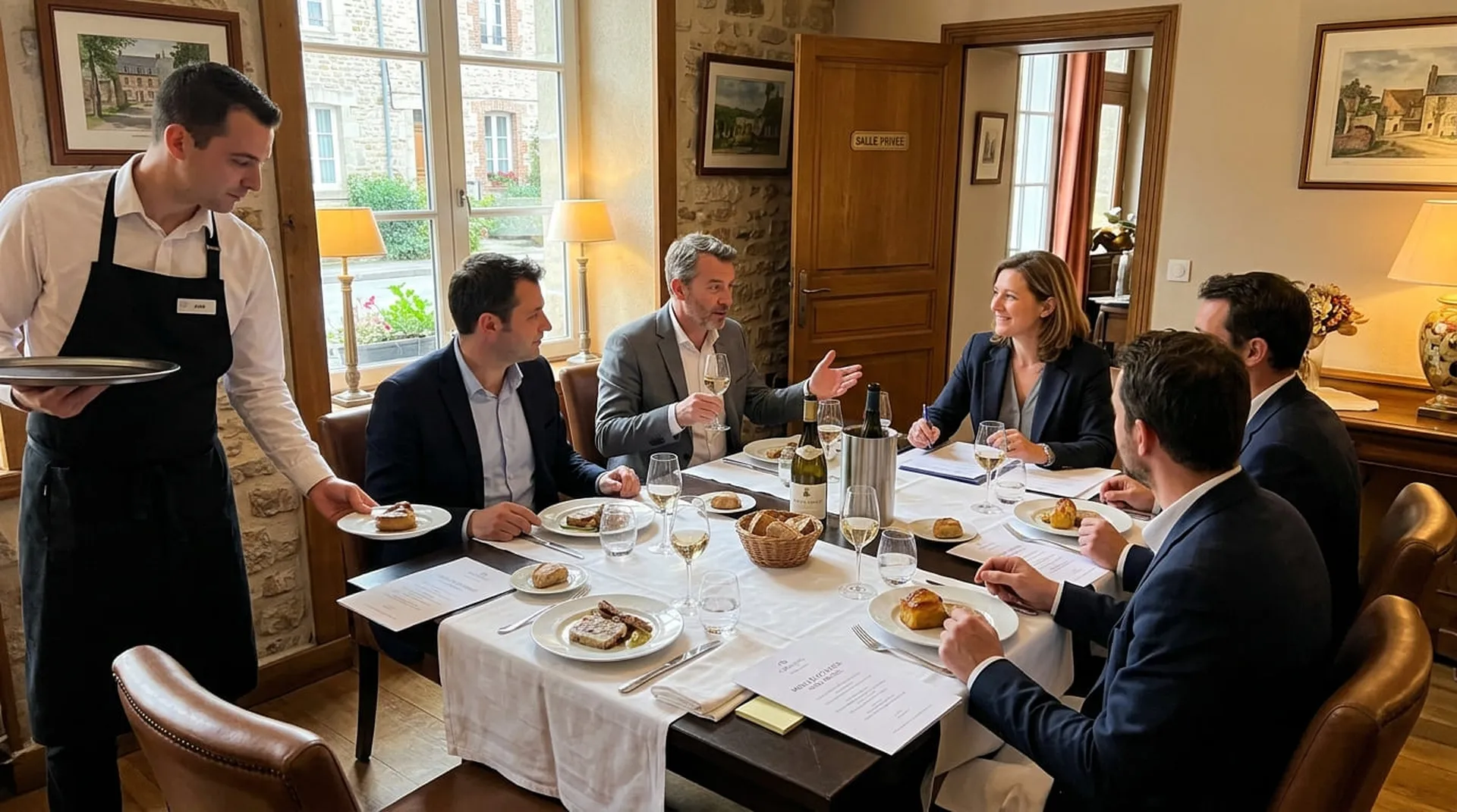 Location de salle privative pour repas d'affaire vers Lisieux