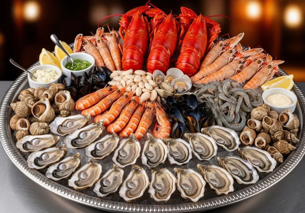 Le summum des plateaux de fruits de mer pour une expédition gustative inoubliable et majestueuse sur la Côte d'Azur