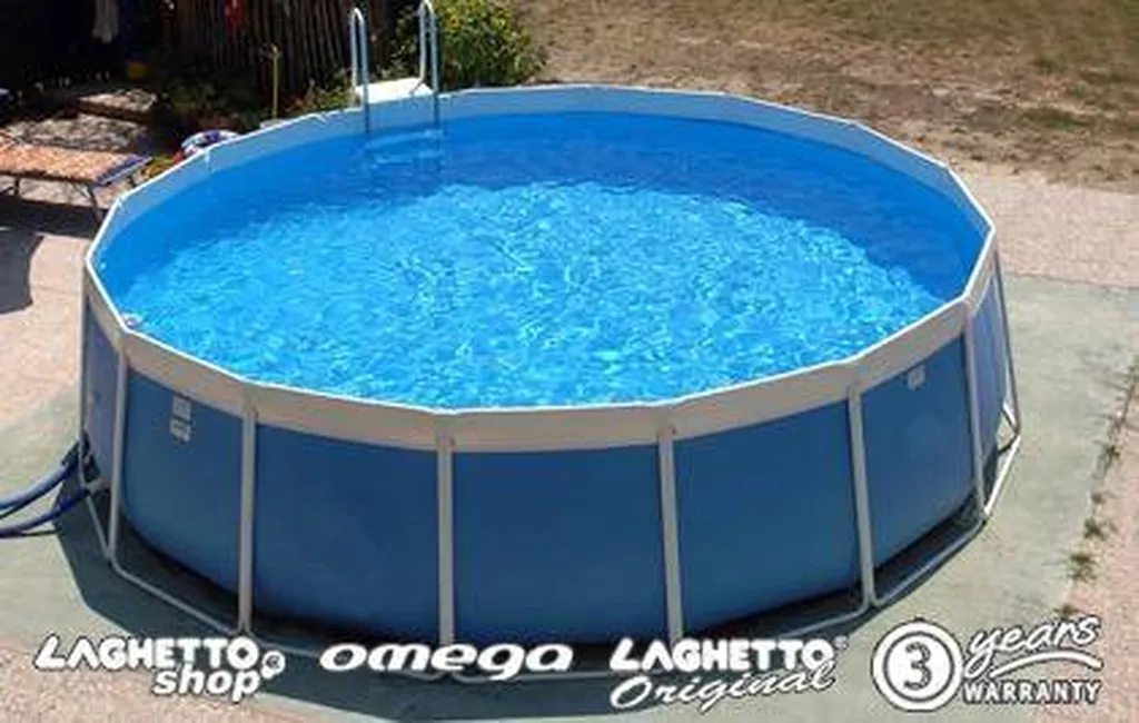 Piscine hors-sol OMEGA by LAGHETTO proposée par Aquarev'Piscines à Ginasservis 83560