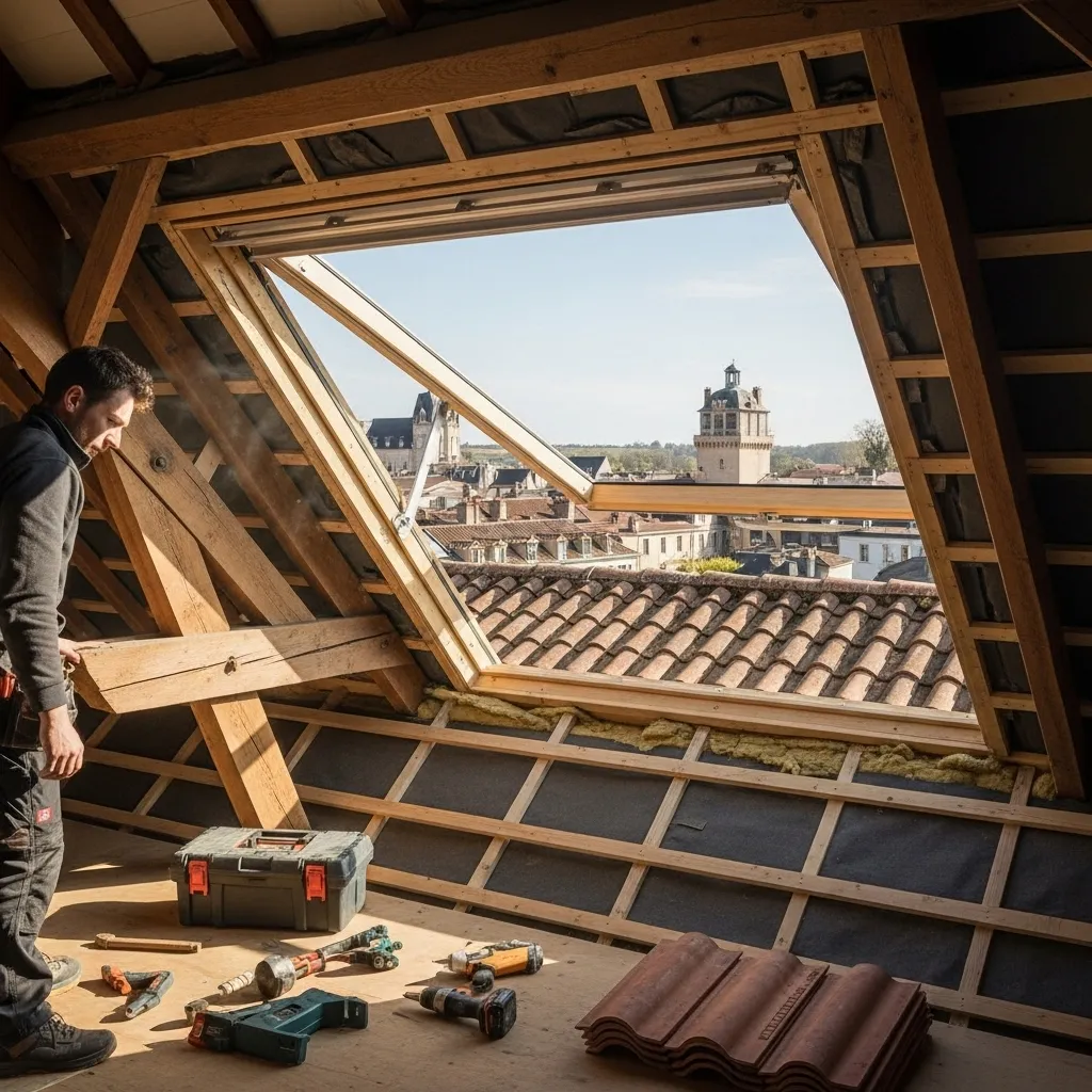 Poser un Velux pour plus de lumière et d’aération dans vos combles à Dax et Capbreton