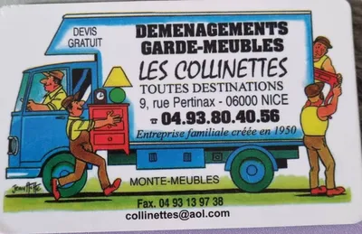 DEMENAGEMENT ET GARDE MEUBLE NICE 06000 LES COLINETTES