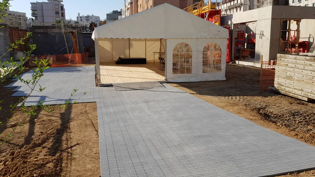 Location  tente de chantier en Rhône alpes