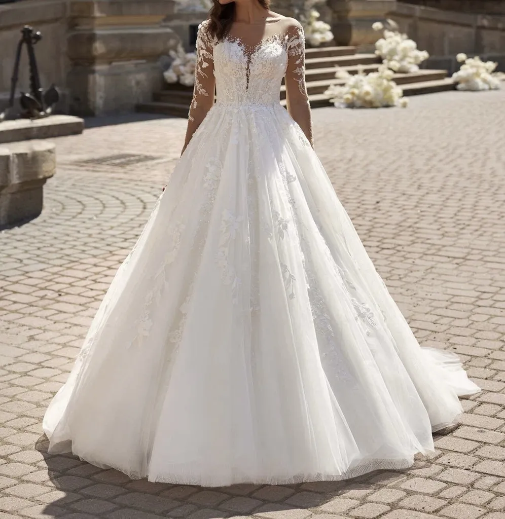 Robe de mariée princesse gros volume Marseille