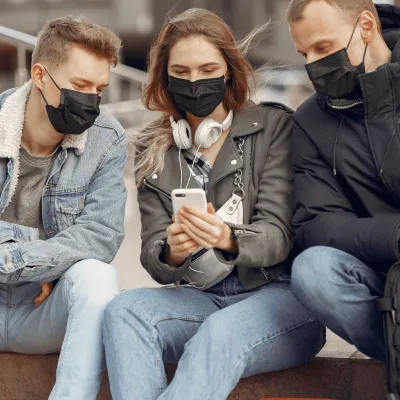 Masque chirurgicaux noir à Paris en Île de France