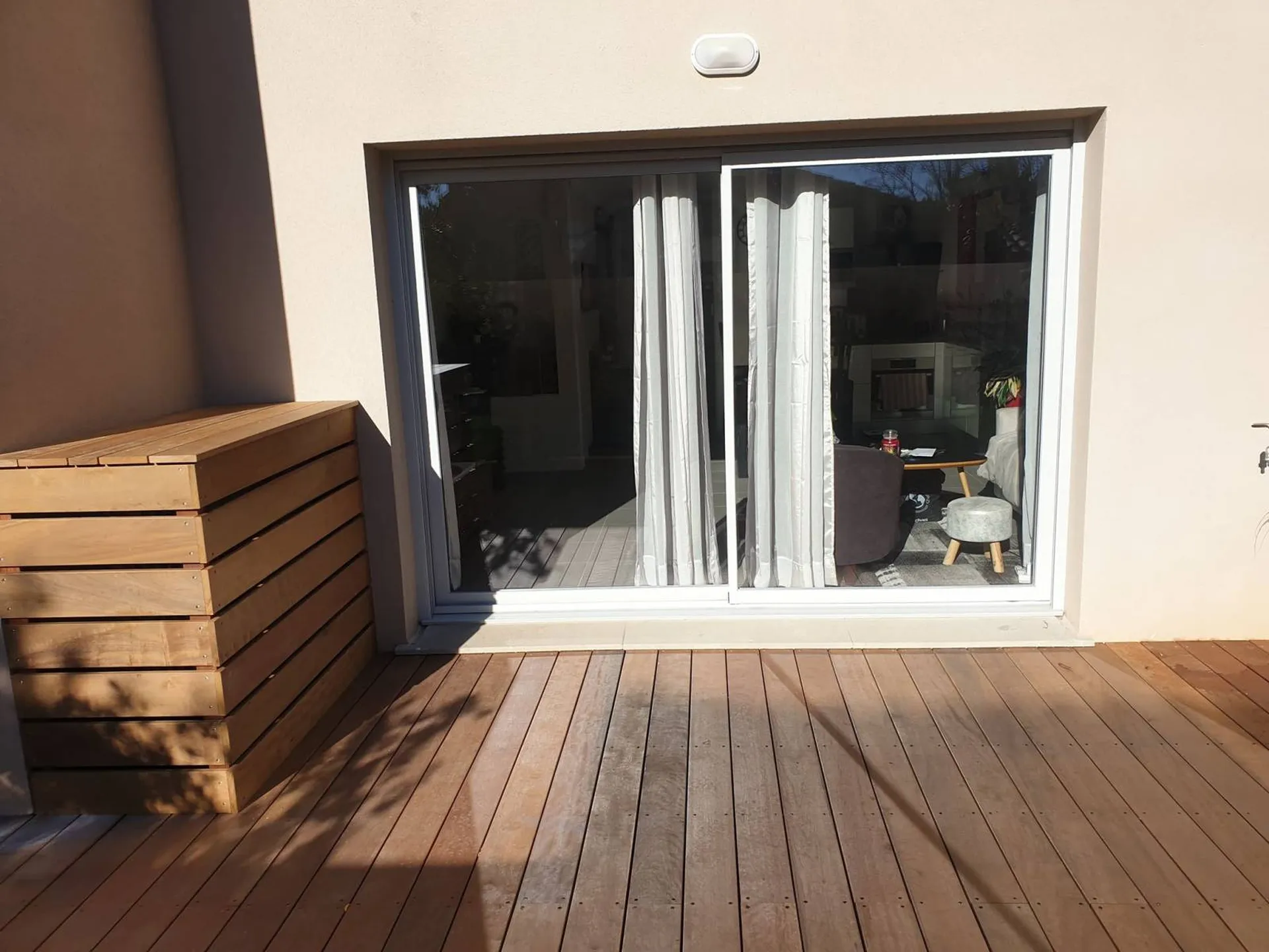 Terrasse bois en Itauba sur la commune de Rousset