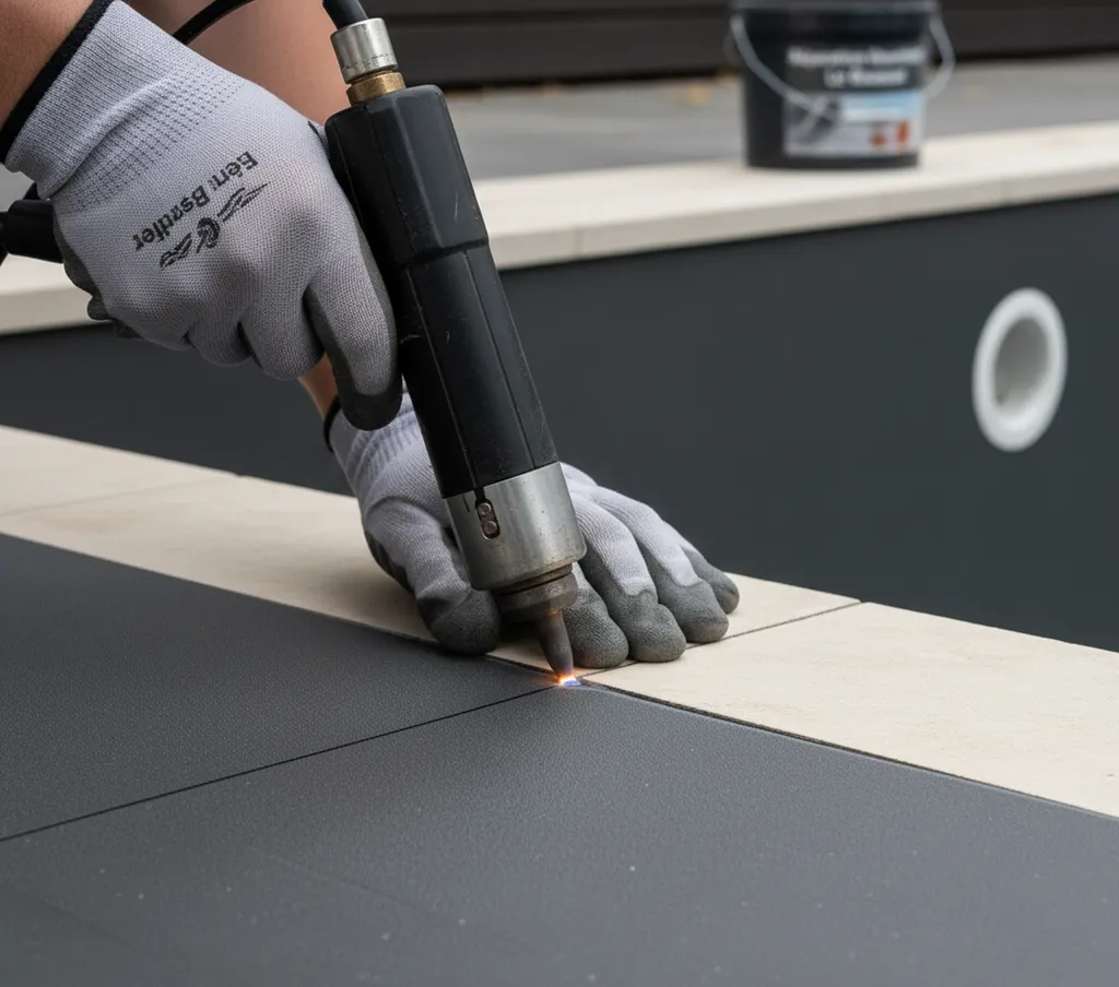 Réparation de fuite de membrane de piscine - Arevapiscines 