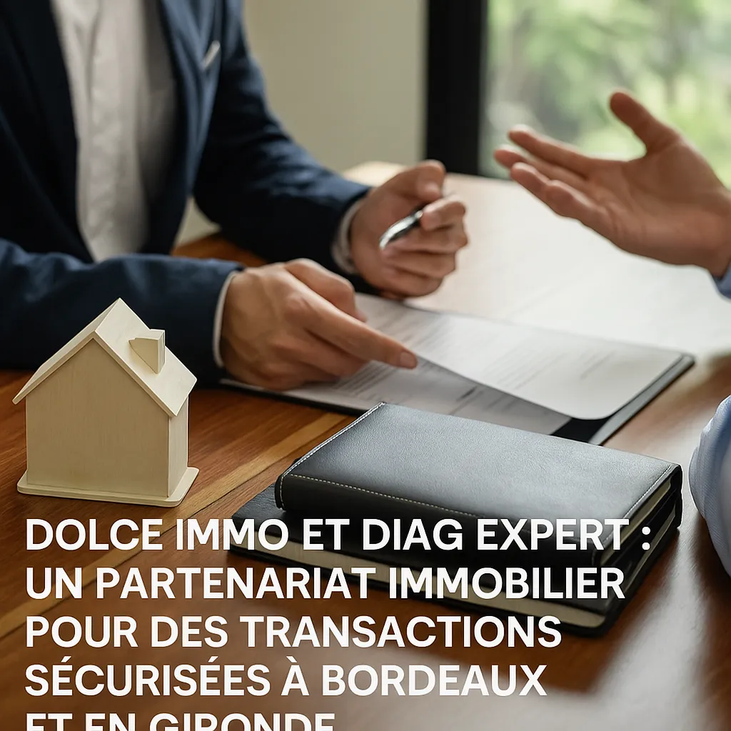 DOLCE IMMO et DIAG EXPERT : un accompagnement sur mesure et qualité dans votre transaction immobilière en Gironde: Eysines, Mérignac, Bordeaux, Ludon, Le Bouscat, Bruges