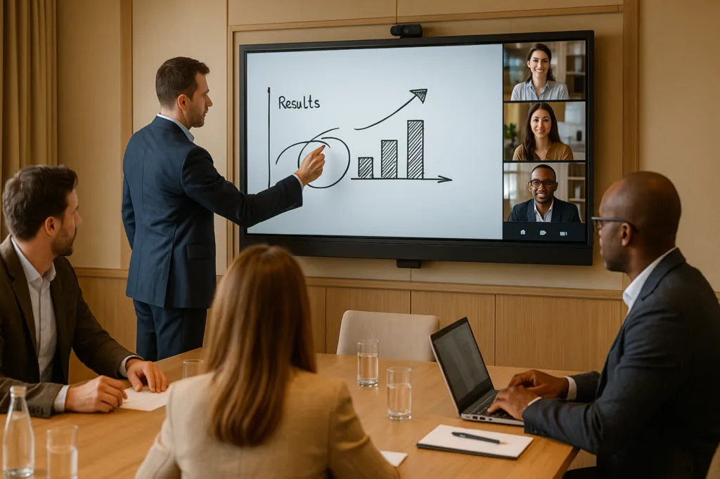 Ecran tactile et visio pas cher conçu pour les salles de séminaires en hôtellerie et clinique