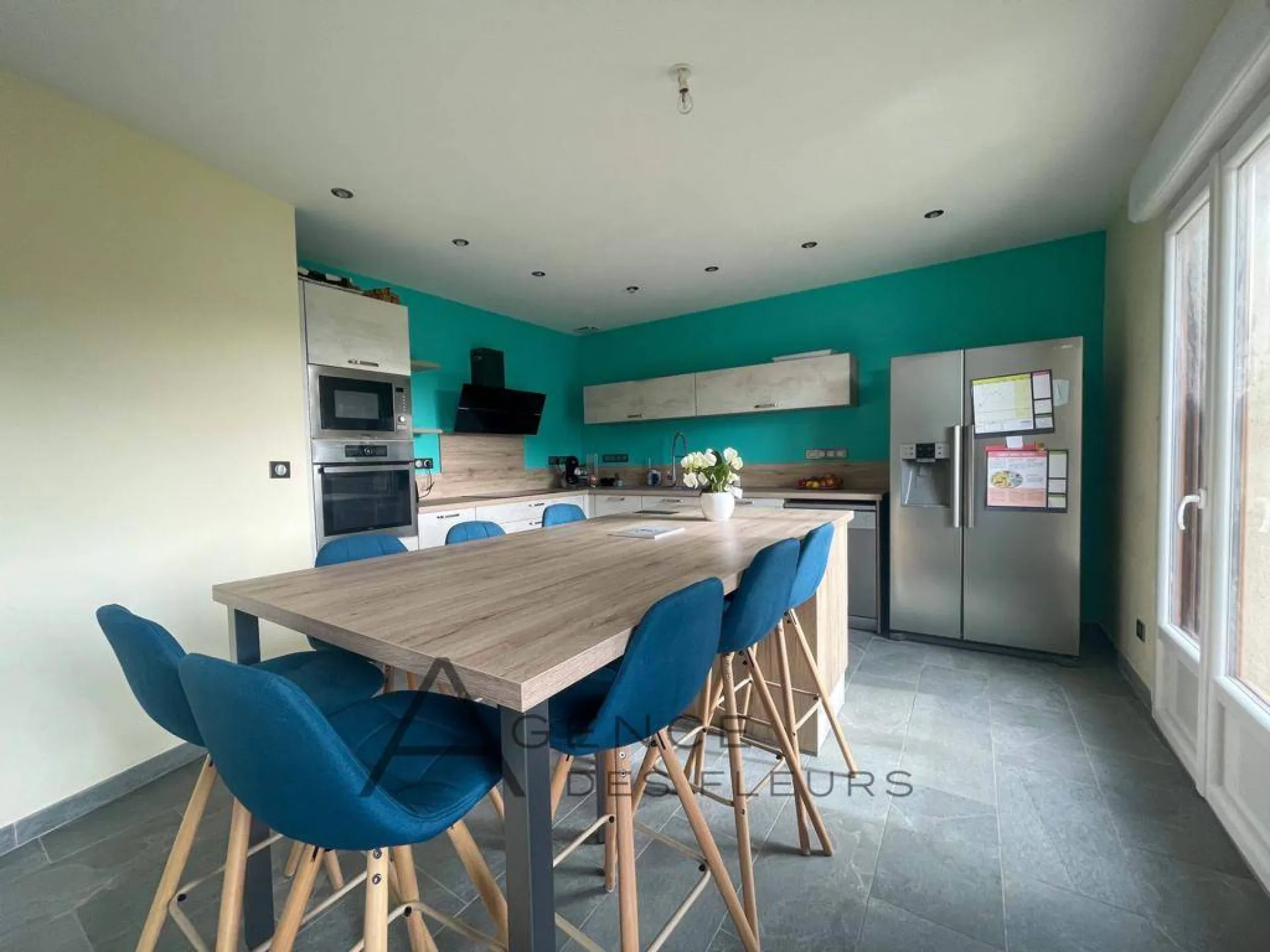 équipée d'un poêle à bois