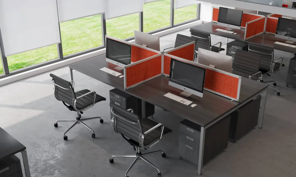 Écran de séparation acoustique pour bureau call center à Paris