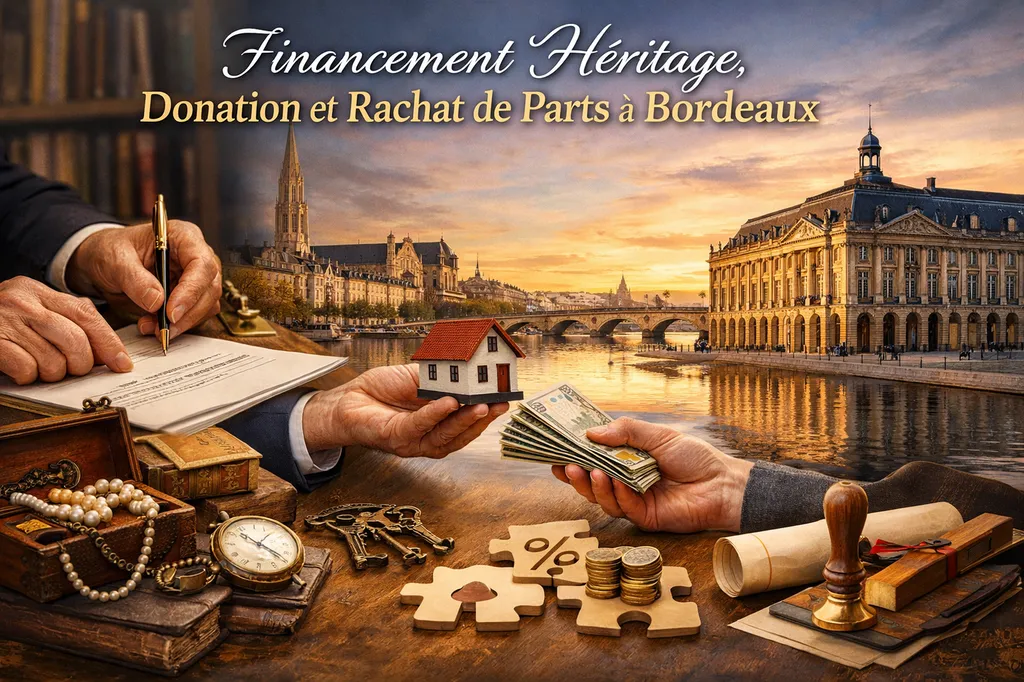 Financement Héritage, Donation et Rachat de Parts à Bordeaux