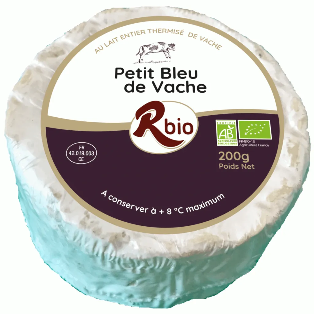 Fromage persillé bio le P’tit Bleu de vache