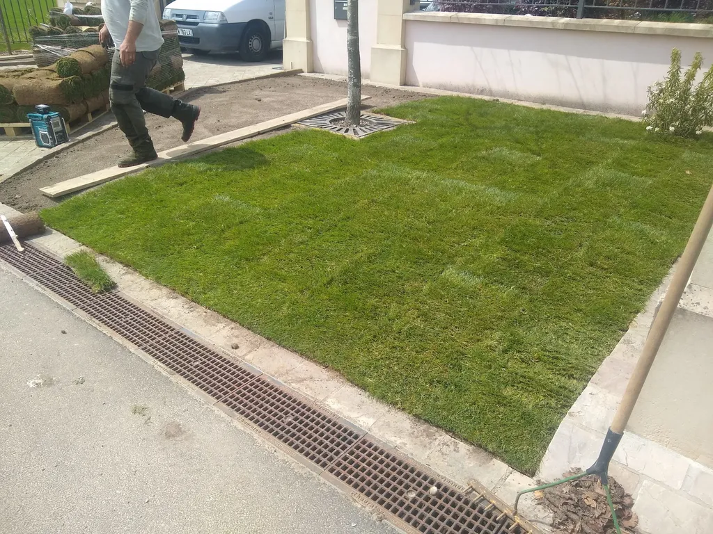 Pose de gazon de placage à Beaurepaire (76280)