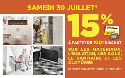 Opération carte de fidélité du 30 au 31 juillet 2022