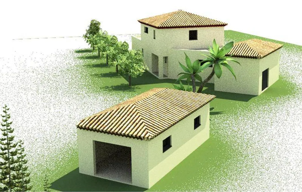 Construction maison à étage contemporaine avec garage à La Crau