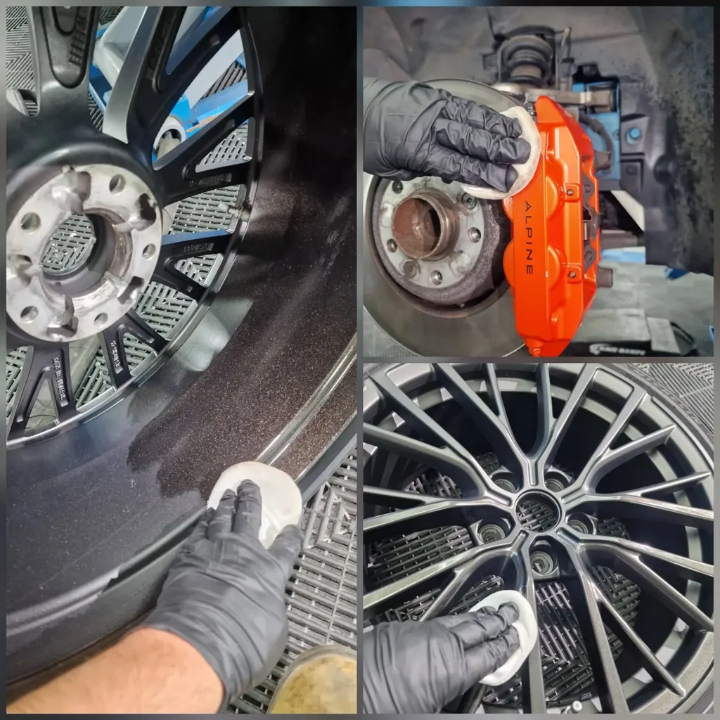 Nettoyage et traitement céramique des jantes et étriers près de Caen