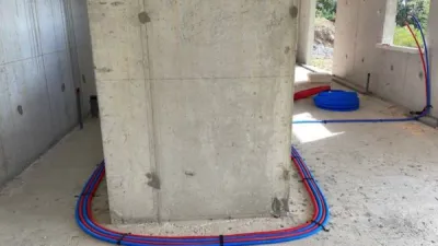 tuyau eau froide eau chaude villa à cannes