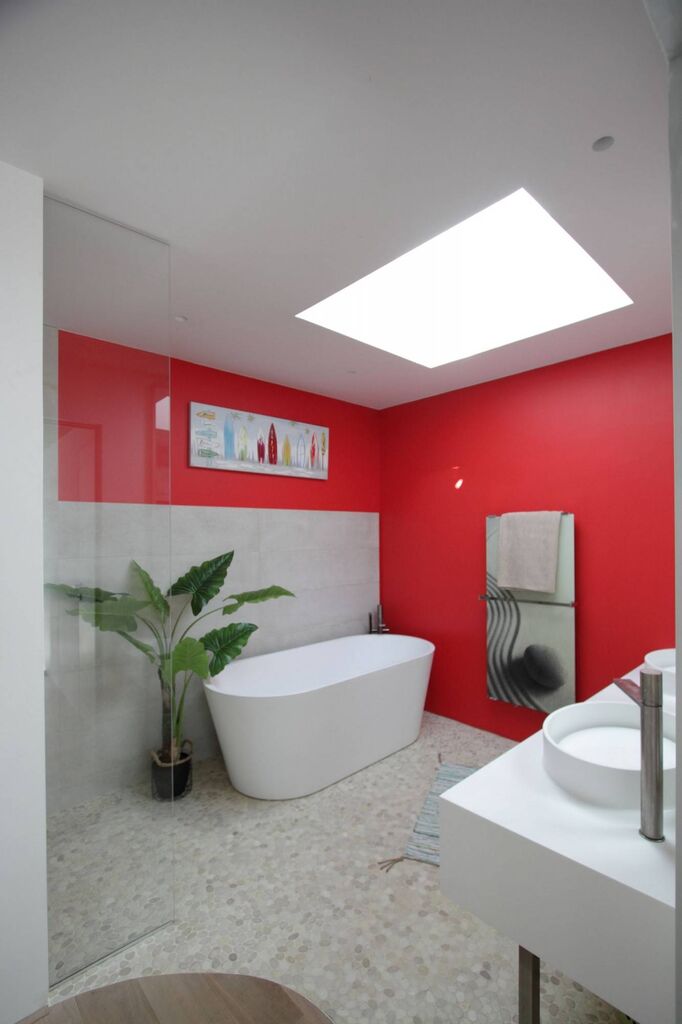 Salle de bain contemporaine cassis villa contemporaine