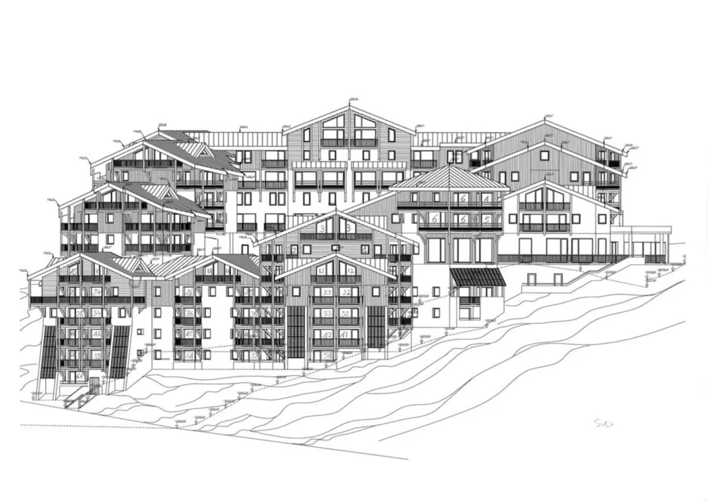 Vente appartement T3 à Val Thorens - Résidence Le Kashmir, accès immédiat aux pistes et vue montagne