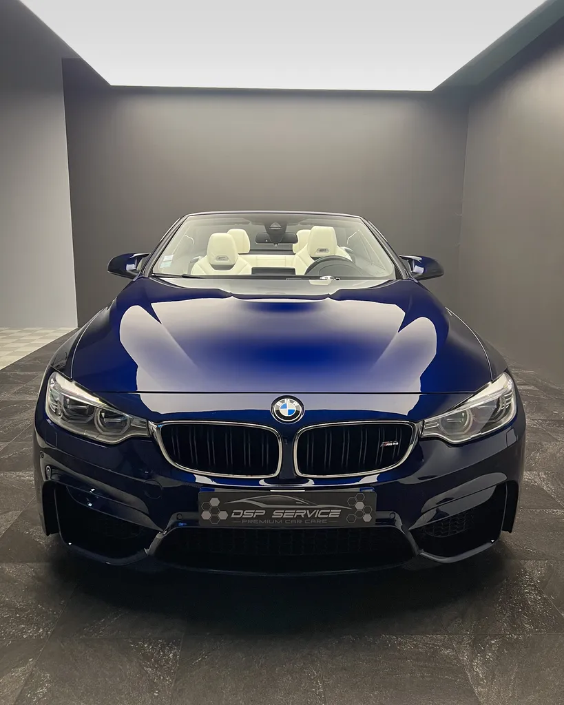 Révélez la brillance de sa BMW M4 avec un lustrage brillance grâce à l’expertise de DSP Service Le Mans