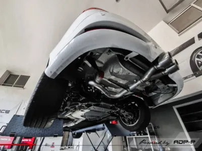 pose échappement Ford focus st break