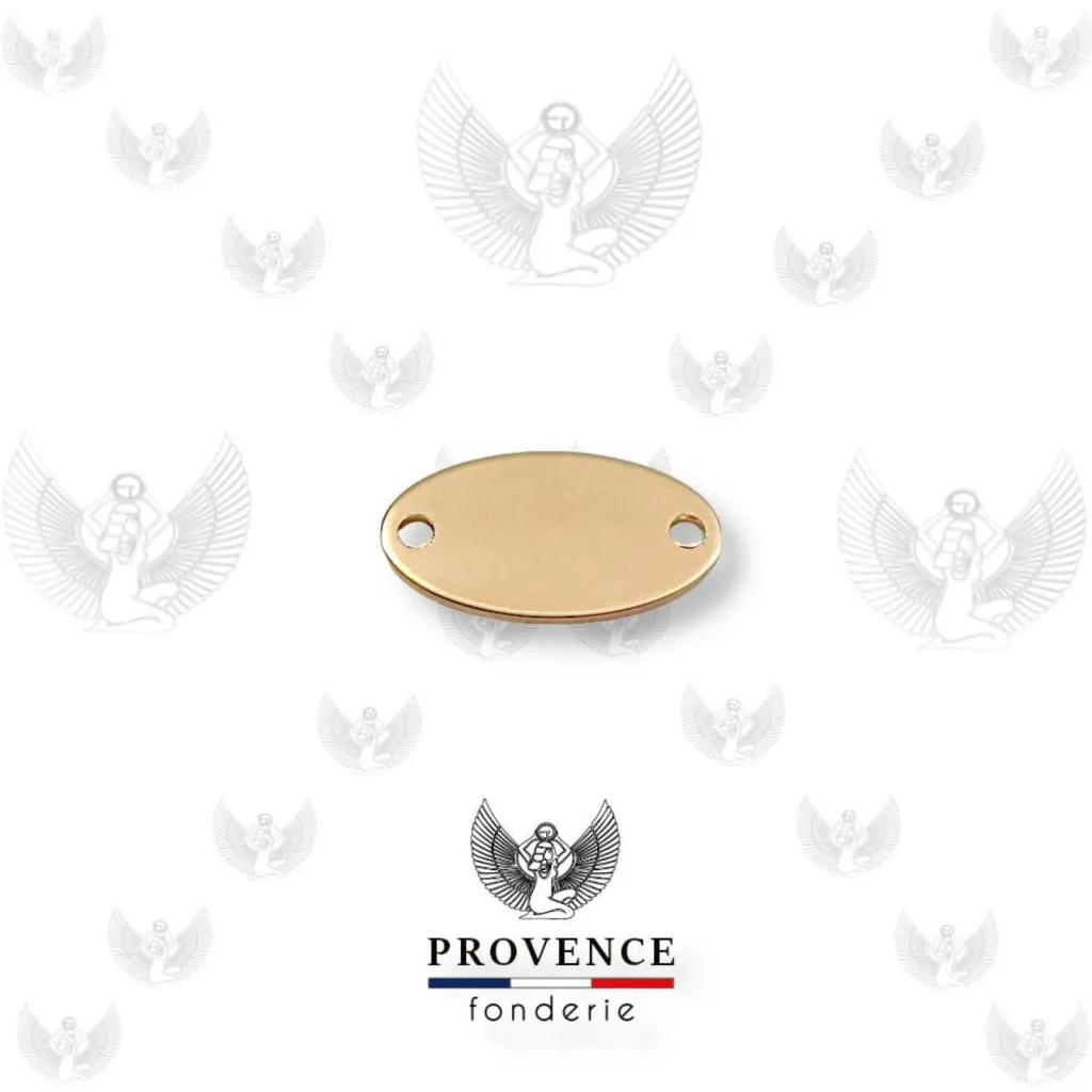 Médailles pour bijoux plaqués or ou plaqués argent pour bracelets et colliers